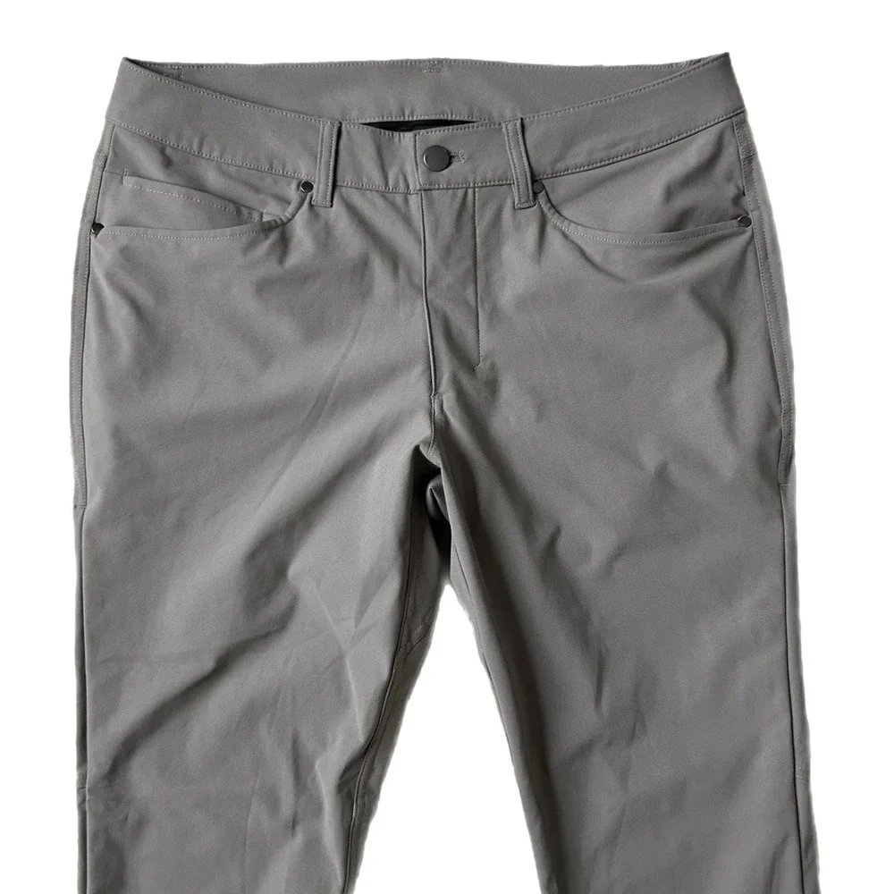 Lululemon Men's ABC Slim-Fit Pant Warpstreme Asphalt Grey Size 31